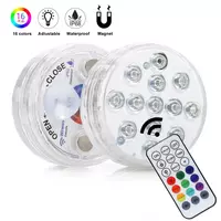  Домашний Уголок - IP68 Водонепроницаемый цвет Multi погружной подводные светодиодные огни ночной свет Магнит 13