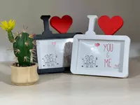 Фоторамка коллаж для влюблённых I Love 15х10см