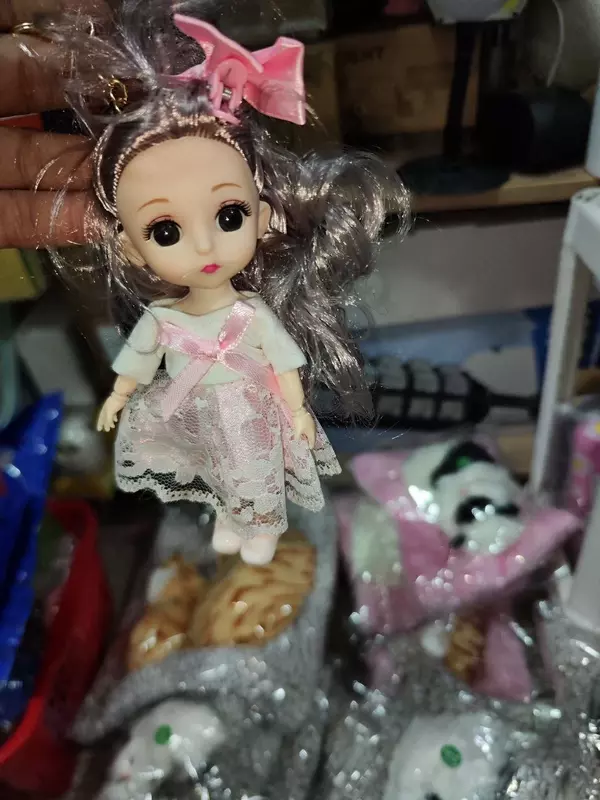 Шарнирная кукла брелок.