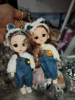   Шарнирная кукла брелок.