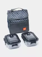  Термосумка с ланч-бокс-контейнерами (820ml+820ml.) - 