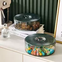 Пластиковая менажница с крышкой для сервировки