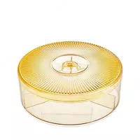  Пластиковая менажница с крышкой для сервировки Домашний Уголок