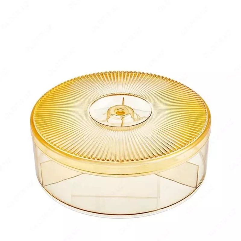  Пластиковая менажница с крышкой для сервировки Домашний Уголок