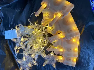 Светодиодная гирлянда-занавес в виде звезды и Луны ЯТТ "Домашний Уголок"