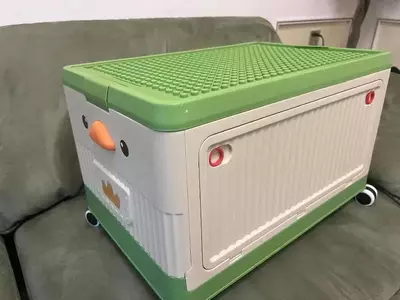 Штабелируемый контейнер на колесиках для хранения игрушек ЯТТ "Домашний Уголок"