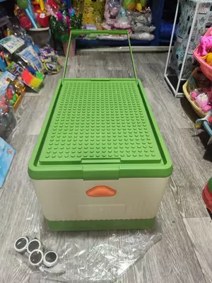 Штабелируемый контейнер на колесиках для хранения игрушек - ЯТТ "Домашний Уголок"