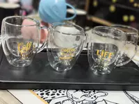 Винтажная оригинальная кофейная кружка из боросиликатного стекла