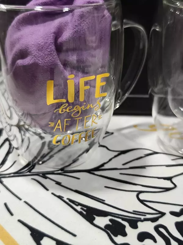  Винтажная оригинальная кофейная кружка из боросиликатного стекла - 