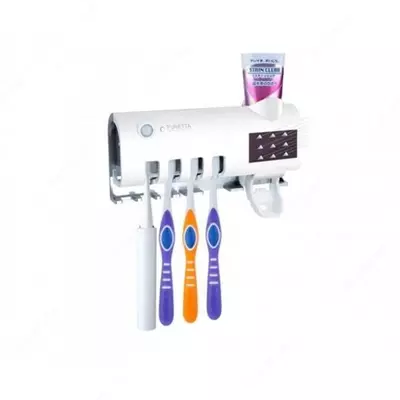 Держатель диспенсер для зубной пасты и щеток Puretta toothbrush sterilizer автоматический - 120 000 сум / шт.