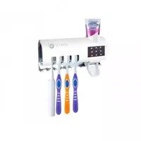 Держатель диспенсер для зубной пасты и щеток Puretta toothbrush sterilizer автоматический - 120 000 сум