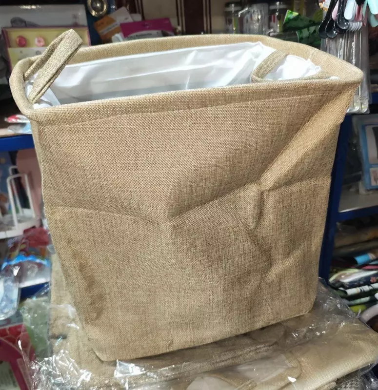   Складная льняная корзина для белья