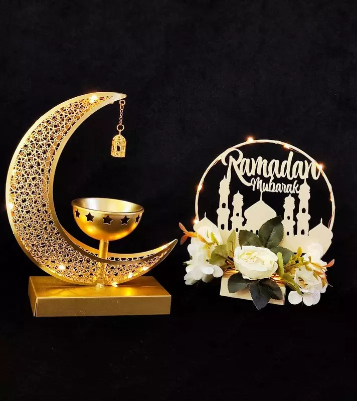 Креативная подставка для фиников (для свечи) из кованного железа в арабском стиле.