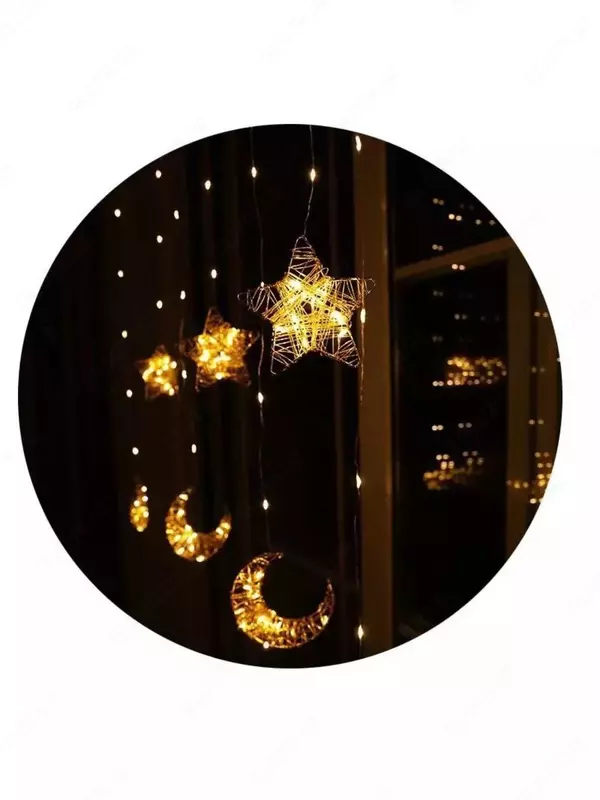 Электрогирлянда "Звезды и Луна" ЯТТ "Домашний Уголок"