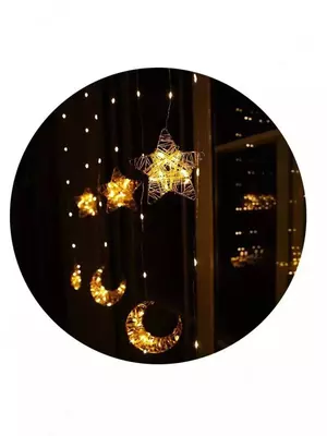 Электрогирлянда "Звезды и Луна"