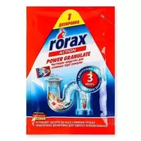 Rorax в гранулах - чистящее средство для сливных труб в экономичной упаковке