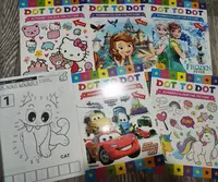  Книжка-раскраска по номерам Colouring book и Dot to dot Chakana savdo