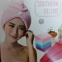 Шапка - полотенце для сушки волос после купания