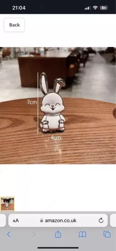 Подставка под телефон с собой- Зайка