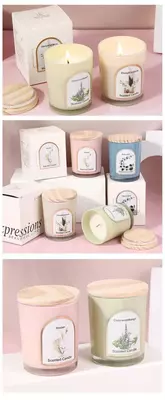 Свеча ароматическая в стеклянной банке Свеча ароматическая в стеклянной банке