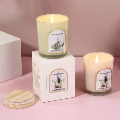 Свеча ароматическая в стеклянной банке