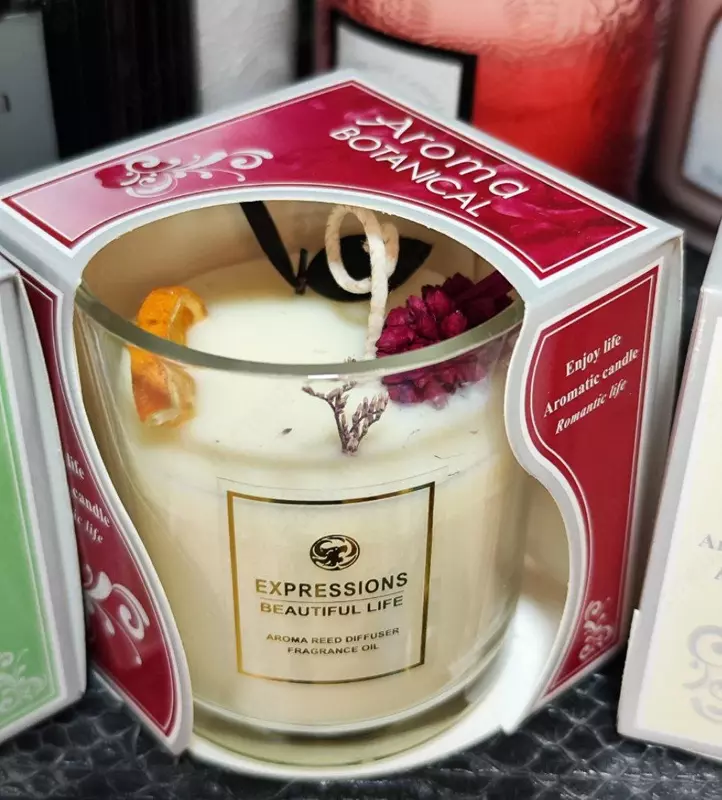  Свеча ароматическая в стеклянной банке - 