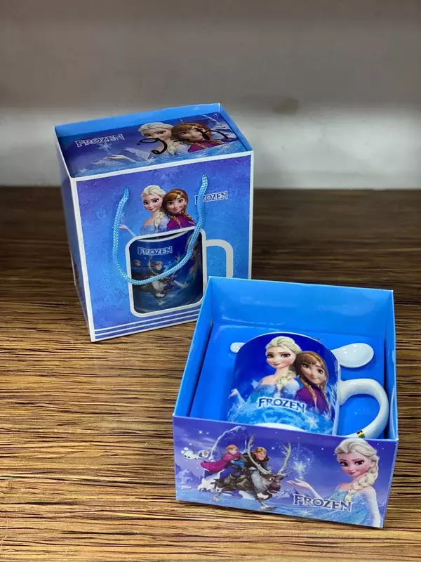  Керамическая кружка с ложкой. - 