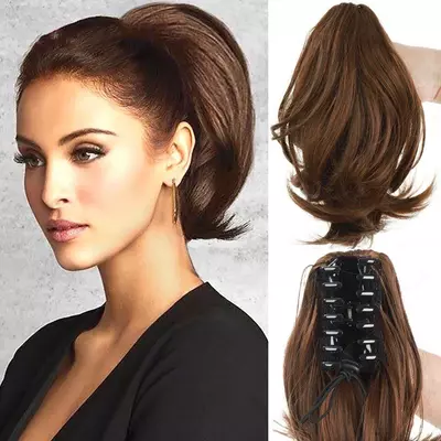 Шиньон - Заколка хвост на краб