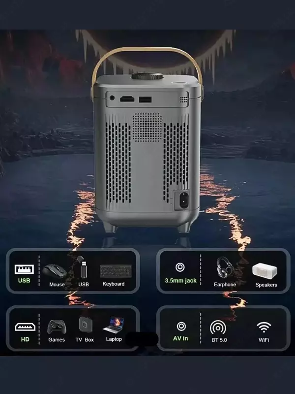 1 664 000 сум Мини-проектор Smart TV портативный c Wi Fi 4K HD Android