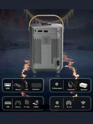 1 664 000 сум / шт. Мини-проектор Smart TV портативный c Wi Fi 4K HD Android