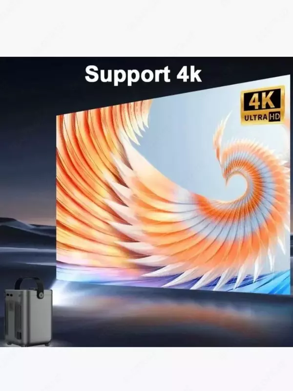 ЯТТ "Домашний Уголок" - Мини-проектор Smart TV портативный c Wi Fi 4K HD Android