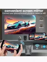 Мини-проектор Smart TV портативный c Wi Fi 4K HD Android 1 664 000 сум - ЯТТ "Домашний Уголок"