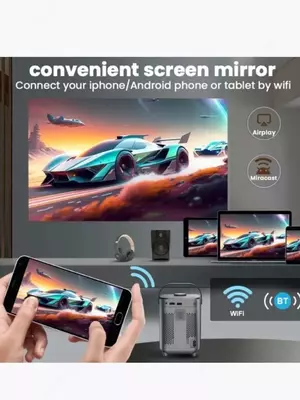 Мини-проектор Smart TV портативный c Wi Fi 4K HD Android