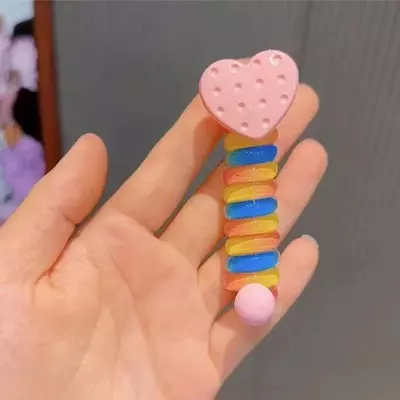 Заколка спираль - гибкая лента для хвоста Заколка спираль - гибкая лента для хвоста