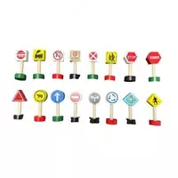 90 000 сум Набор деревянных дорожных знаков.