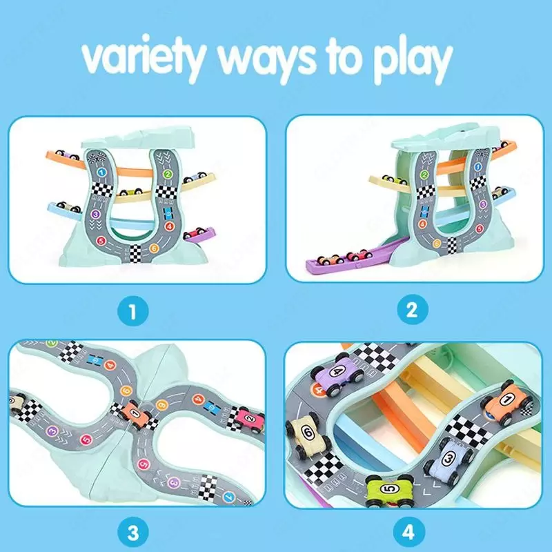 868-3 АВТОТРЕК "Гонки по склону" 3 в 1