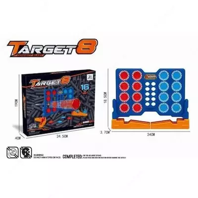 16-луночная тренировочная мишень для стрельбы ЯТТ "Домашний Уголок"