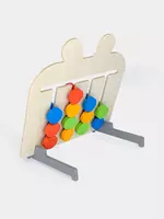 Деревянная игрушка мини бизиборд для детей по методу Монтессори "Domashniy ugolok" XK