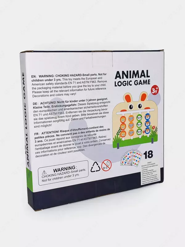 Деревянная игрушка мини бизиборд для детей по методу Монтессори