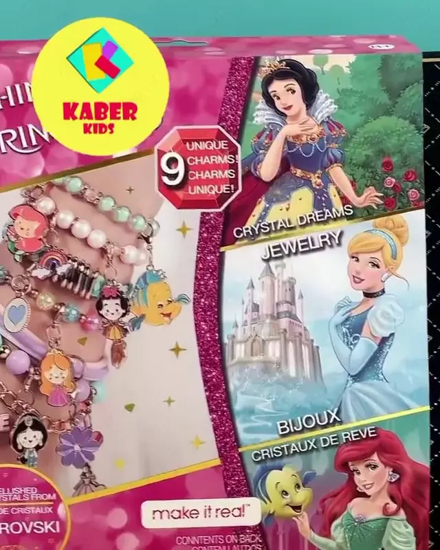 Набор Make It Real Набор для создания браслетов Shine Princesses