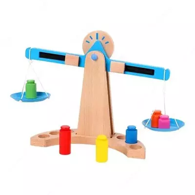 Детские деревянные игрушечные весы  "ВЗВЕСЬ-КА" - 180 000 сум / шт.