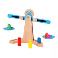 Детские деревянные игрушечные весы  "ВЗВЕСЬ-КА" - 180 000 сум