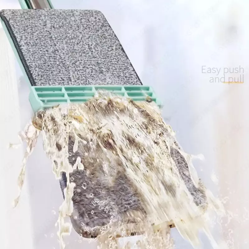  Швабра лентяйка с отжимом Spin Mop Домашний Уголок