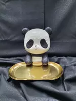 Статуя панды с подносом для декора Только в розницу