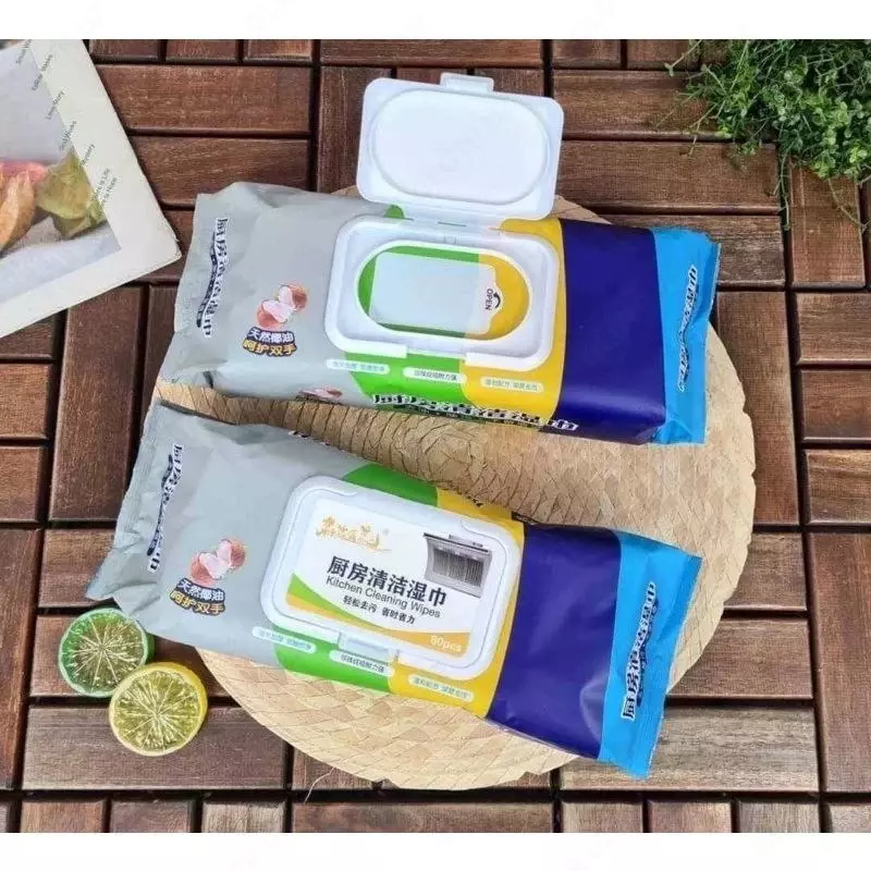 Кухонные влажные салфетки Qianhui