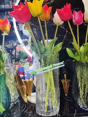 Дизайнерская настольная ваза для цветов и декора. - 210 000 сум / шт.