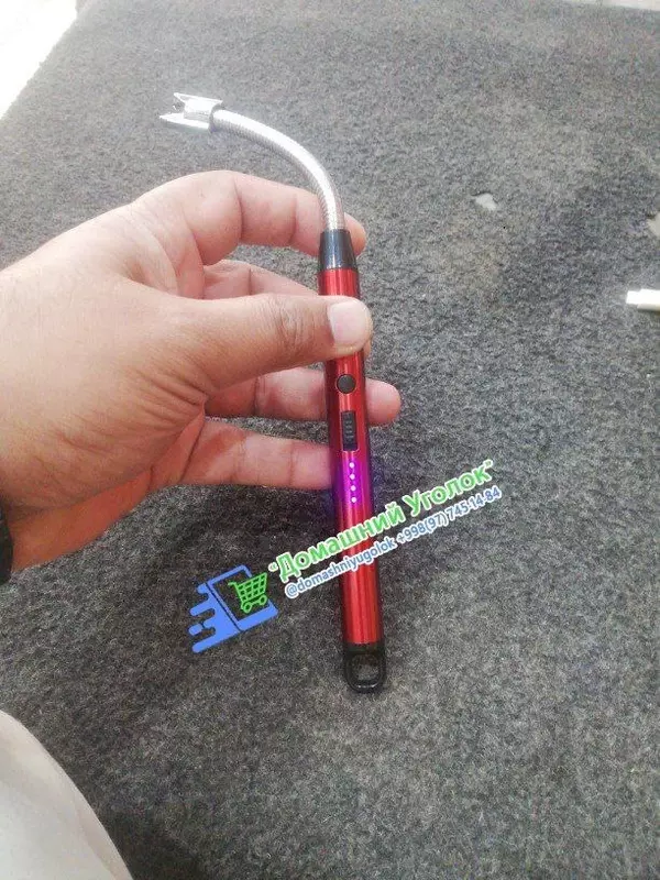 Электрическая аккумуляторная длинная кухонная зажигалка