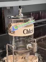 850 000 сум Стеклянный серебристый лимонадник– крышка с фигуркой медведя с полочкой