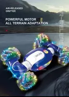 Машина перевёртыш - Игрушка с управлением жестами рук 2 4G Двойной поворот RC Stunt Rolling Drift Car