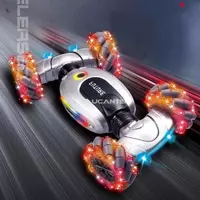  Машина перевёртыш - Игрушка с управлением жестами рук 2 4G Двойной поворот RC Stunt Rolling Drift Car - 